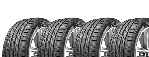 tires graphic with logo